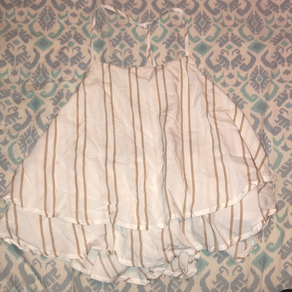 Forever 21 White and Beige cami